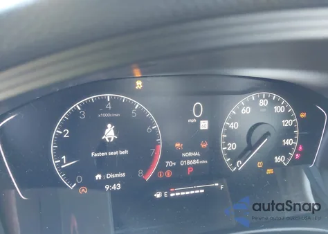 2024 Honda Civic Sport z USA, uszkodzony, nr VIN 19XFL2H81RE011536